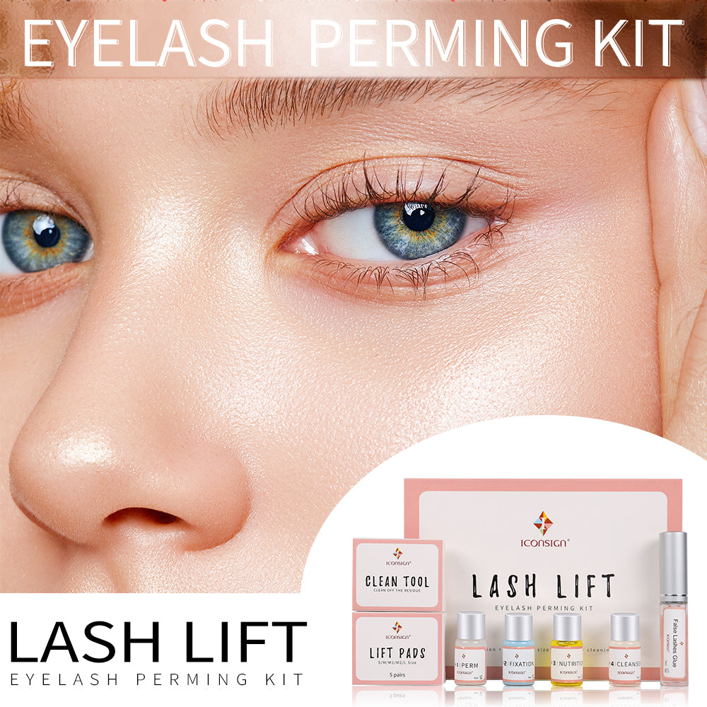 ICONSIGN Wimpernlifting Set – Professionelles Lash Lift & Wimpern-Perming Kit für langanhaltend geschwungene Wimpern