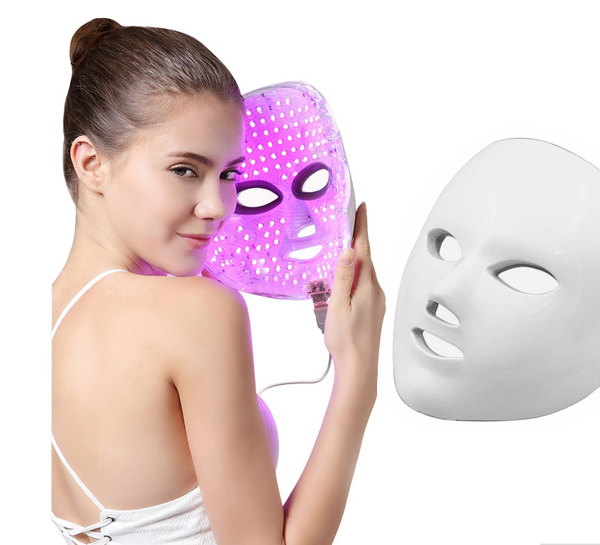 LED Gesichtsmaske zur Hautpflege