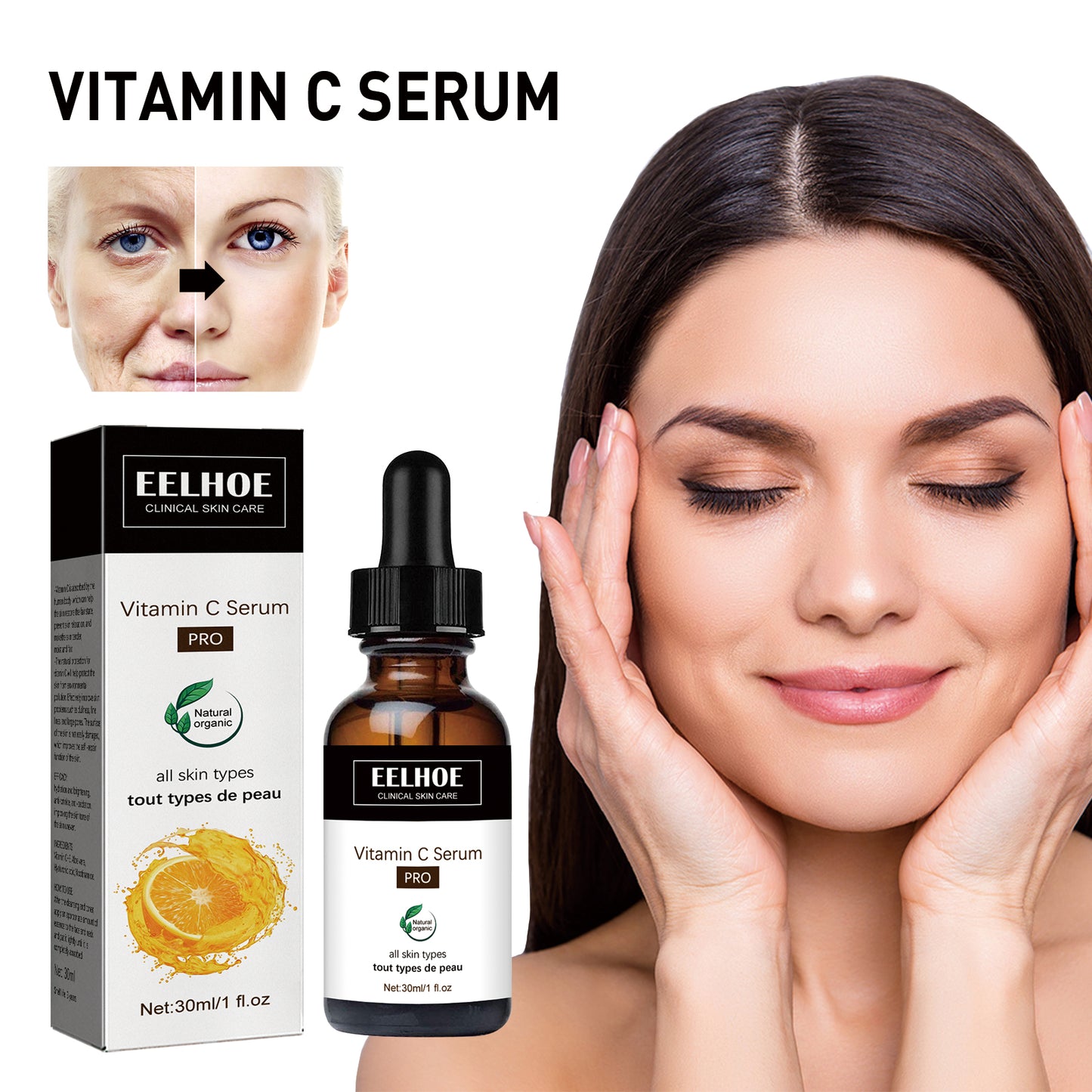 EELHOE Vitamin C Serum
Für ein strahlendes, gefestigtes und jugendlich wirkendes Hautbild