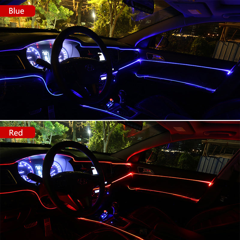 Auto LED Strip Light – Neon Party Lichtstreifen für Auto & Fahrrad, 12V, USB, wasserdicht