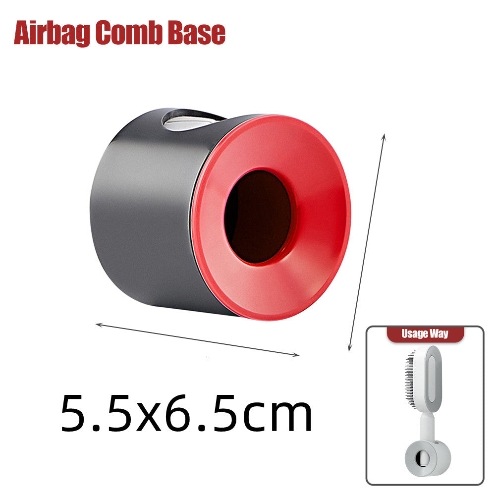 Selbstreinigende Massage-Haarbürste mit Antistatik-Effekt