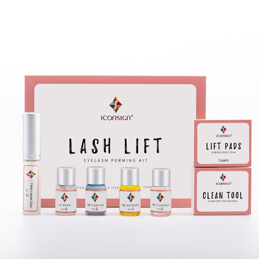ICONSIGN Wimpernlifting Set – Professionelles Lash Lift & Wimpern-Perming Kit für langanhaltend geschwungene Wimpern