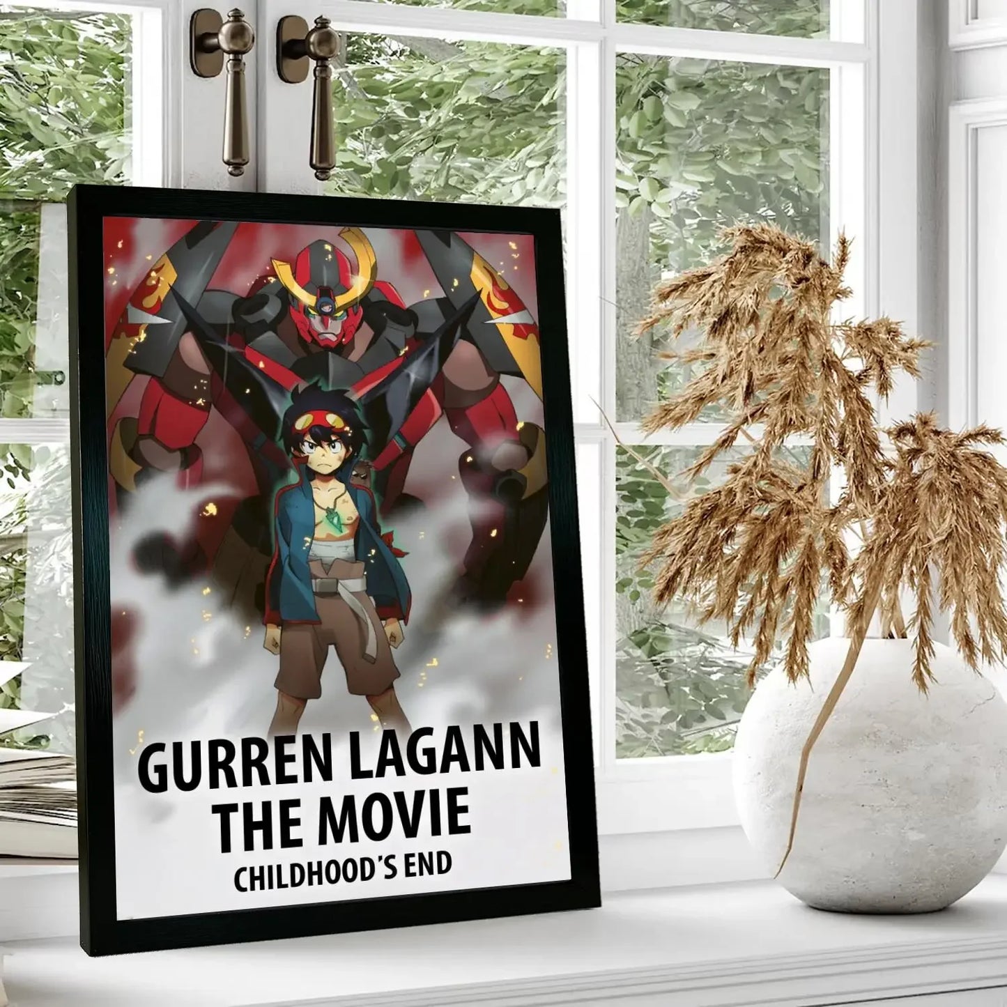 Gurren Lagann Anime Canvas Art Poster and Wall Art, Picture Print, Modern Family Bedroom Decor,Decorative painting