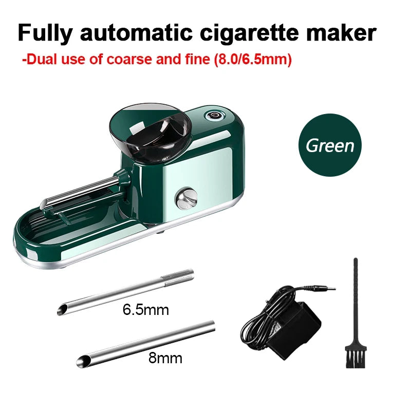 6.5/8mm Electric Thickness Dual-purpose Automatic Cigarette Rolling Machine Smoking Accessories