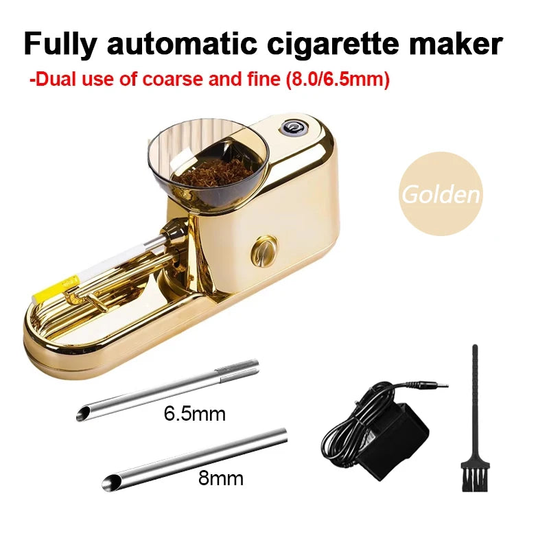 6.5/8mm Electric Thickness Dual-purpose Automatic Cigarette Rolling Machine Smoking Accessories